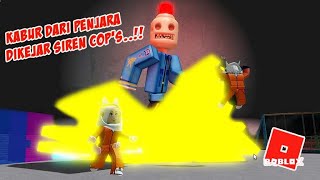 KABUR DARI PENJARA SAITON SIREN COPS KETEMU KUNTI  Escape Siren Cops Prison ROBLOX INDONESIA [upl. by Gillead]