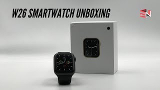 W26 Smartwatch Unboxing amp Review  Apple Watch Copy W34 Upgrade [upl. by Tracee]