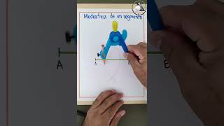 ✅ Mediatriz de un Segmento 👍 geometry taller tutorial AprendizIndustrial [upl. by Buseck]