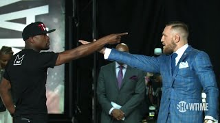 Vintage Conor Floyd Mayweather vs Conor McGregor Toronto presser best bits [upl. by Merriman481]