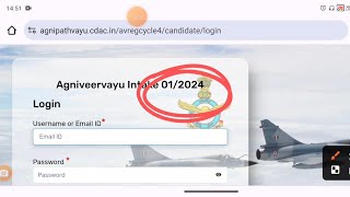 Airforce 12024 login कैसे करे।😱🇮🇳Agniveer Vayu site problem📵 [upl. by Siegfried]