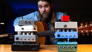 Pickups Preamps amp Pedals with Acoustic Guitar [upl. by Neelia]