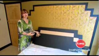 Create an Art Deco headboard  with Kathryn Rayward [upl. by Toms]