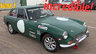 10 months to transform this wreck into a real rally car MGB GT V8 [upl. by Forelli]