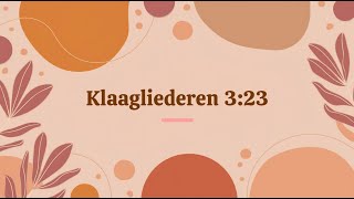 week 21 Klaagliederen 323 [upl. by Llewsor]