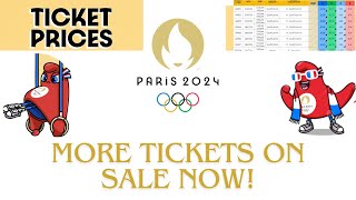 MORE PARIS OLYMPICS TICKETS JUST RELEASED ACT NOW TO BUY TICKETS [upl. by Atirys94]