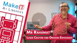 Makers Next Door Mr Rahamat Laser Crafter and Origami Enthusiast [upl. by Yonina713]