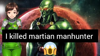 i killed martian manhunter 😱 martianmanhunter youtubefeed videogames [upl. by Esoryram]