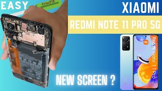 Xiaomi REDMI NOTE 11 Pro 5G  Replace screen for dummies [upl. by Telimay]