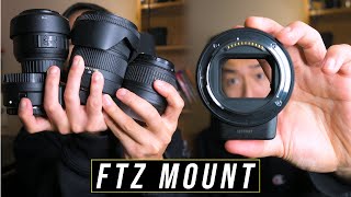 Should you buy the Nikon FTZ Adapter Autofocus Test [upl. by Balas761]