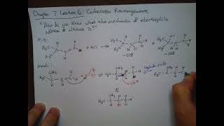 Chem 12A Chapter 7 Lecture 6 Carbocation Rearrangements [upl. by Ahsilrak960]