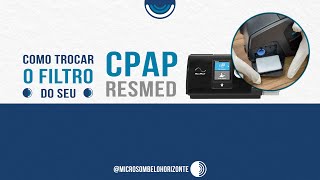 Aprenda como trocar o filtro de ar do Cpap Resmed [upl. by Yrian881]