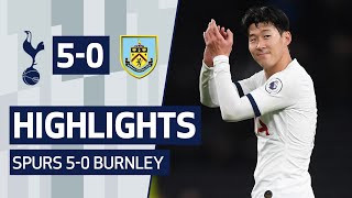 HIGHLIGHTS  SPURS 50 BURNLEY  ft Heungmin Sons wonder goal [upl. by Atoiyanap140]