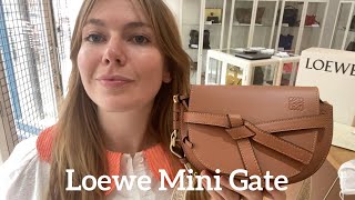 Loewe Mini Gate Bag Review [upl. by Ainezey]