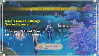 Temaria Game Challenge Serpents Head Cave  Genshin Impact 20 Guide [upl. by Lokin]