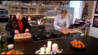 Gordon Ramsay Christmas Cookalong Live 2011 Part 2 [upl. by Ahsinert]