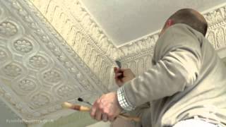 Ornate Plaster Restoration  Ryedale Plasterers Limited [upl. by Grantland]