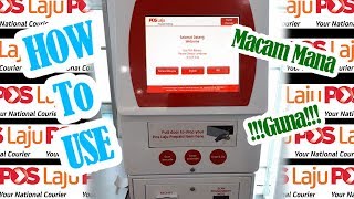 How to use Pos Laju Prepaid EziDrop Kiosk  Cara Guna Kiosk Pos Laju Prabayar [upl. by Anatolio]