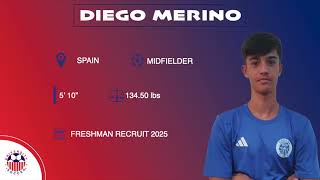 University Soccer  Diego Merino 🇪🇸⚽  Midfielder  Fall ´25 [upl. by Nolasba327]