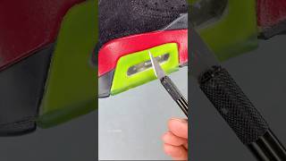 Custom Jordan shoes permanent sole dye lime green ￼ [upl. by Naelopan]