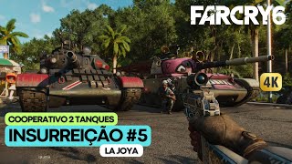 FAR CRY 6  Insurreição 5  La Joya  Cooperativo 2 Tanques com ​⁠​⁠​⁠​⁠lirasteff [upl. by Eilak]