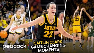 10 Most Watched Caitlin Clark Moments This Season  Journey to NCAA Women’s AllTime Scorer [upl. by Jacquet]