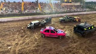 2023 Bedford County Fair Run Whatcha Brung Demolition Derby [upl. by Aihtiekal]