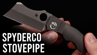 NEW Spyderco Stovepipe Knife Review [upl. by Ahsenauq]