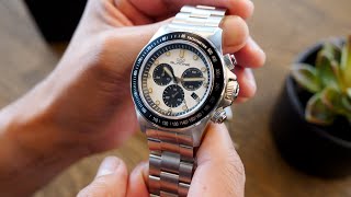 Glycine Combat Chronograph Panda GL1044 Unboxing [upl. by Yseulta422]