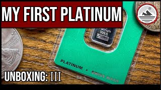 Adding Platinum to the stack for the first time Good investment SD Bullion Unboxing [upl. by Stander562]