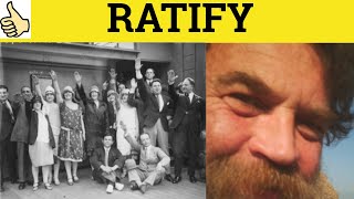 🔵 Ratify Ratification  Ratify Meaning  Ratification Examples  Business and Legal English [upl. by Otreblada]