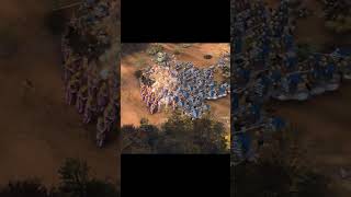 Cataphracts vs Jannisaries ottomanempire byzantineempire ageofempires4 aoe4 [upl. by Kreis]