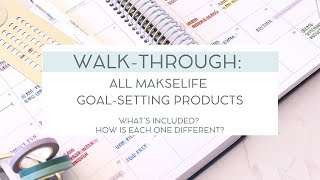 How to Pick a MäksēLife Planner Full GoalSetting Product WalkThrough [upl. by Alyahsal]