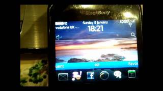 Blackberry 8520 Curve Running OS 6 [upl. by Yremrej37]