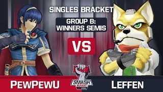 PewPewU vs Leffen  Melee Singles Group B  Smash Summit Spring 2017 [upl. by Corso288]