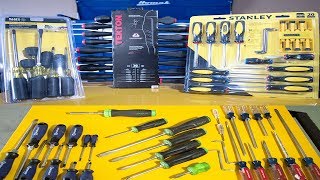 Best Screwdriver Set For The MONEY Tekton  Kobalt  Snap On  Klein  Craftsman  Stanley [upl. by Kenji]