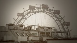 ☼ Despite global warming it still snows in Vienna  Vienna Giant Wheel [upl. by Nerradal]