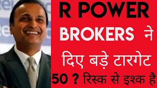 RPOWER SHARE NEWS RELIANCE POWER SHARE NEWS rpower target [upl. by Ahsyak]