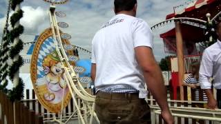 Historische Fahrgeschäfte auf dem 200  Straubinger Gäubodenfest [upl. by Jasun281]