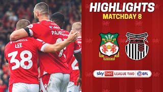 HIGHLIGHTS  Wrexham AFC vs Grimsby Town [upl. by Merrick]