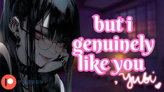 Goth Girl Climbs On Your Bed and Pins You Downmarking yougoth lover listenerF4A ASMR Roleplay [upl. by Akerue]