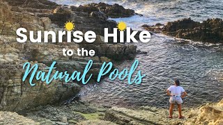 Hiking to the Natural Pools  Sunrise Hike with Johnny SXM Tours [upl. by Ynnav]