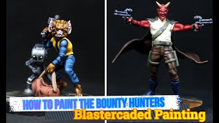 How To Paint Star Wars Shatterpoint The Bounty Hunters [upl. by Raffaello374]