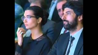 Engin Akyurek Ve Tuba Buyukustun  Export Stars 2014 [upl. by Neelak]