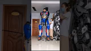 Torang pasukan damai batudaa versi robot Transformers Optimus prime [upl. by Noyk]