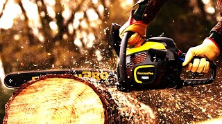 FASTEST Chainsaw Speed Test  Poulan Pro PR5020  Is It WORTH IT [upl. by Eelaras]