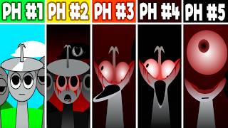 Sprunki Mix Phase 1 VS Phase 2 VS Phase 3 VS Phase 4 VS Phase 5 Incredibox  Sprunki [upl. by Anitsyrhk]