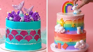 How To Make Cake For Your Coolest Family Members  Yummy Birthday Cake Hacks  So Yummy [upl. by Landre374]