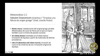 Amar después de leer  Folklore y literatura El asno de oro de Apuleyo [upl. by Elraet]