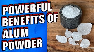 10 POWERFUL Health Benefits of ALUM POWDER For The Body [upl. by Janyte]